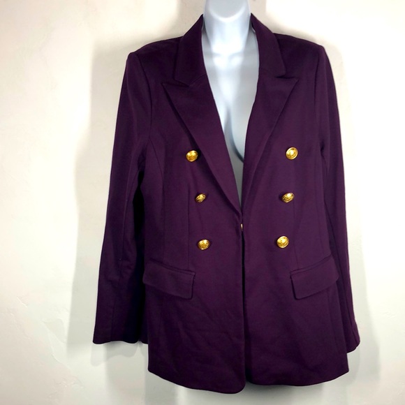 Lane Bryant Jackets & Blazers - Lane Bryant the Bryant Blazer deep purple blazer size 14